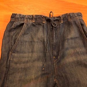Vince slouchy drawstring Jean pants size small